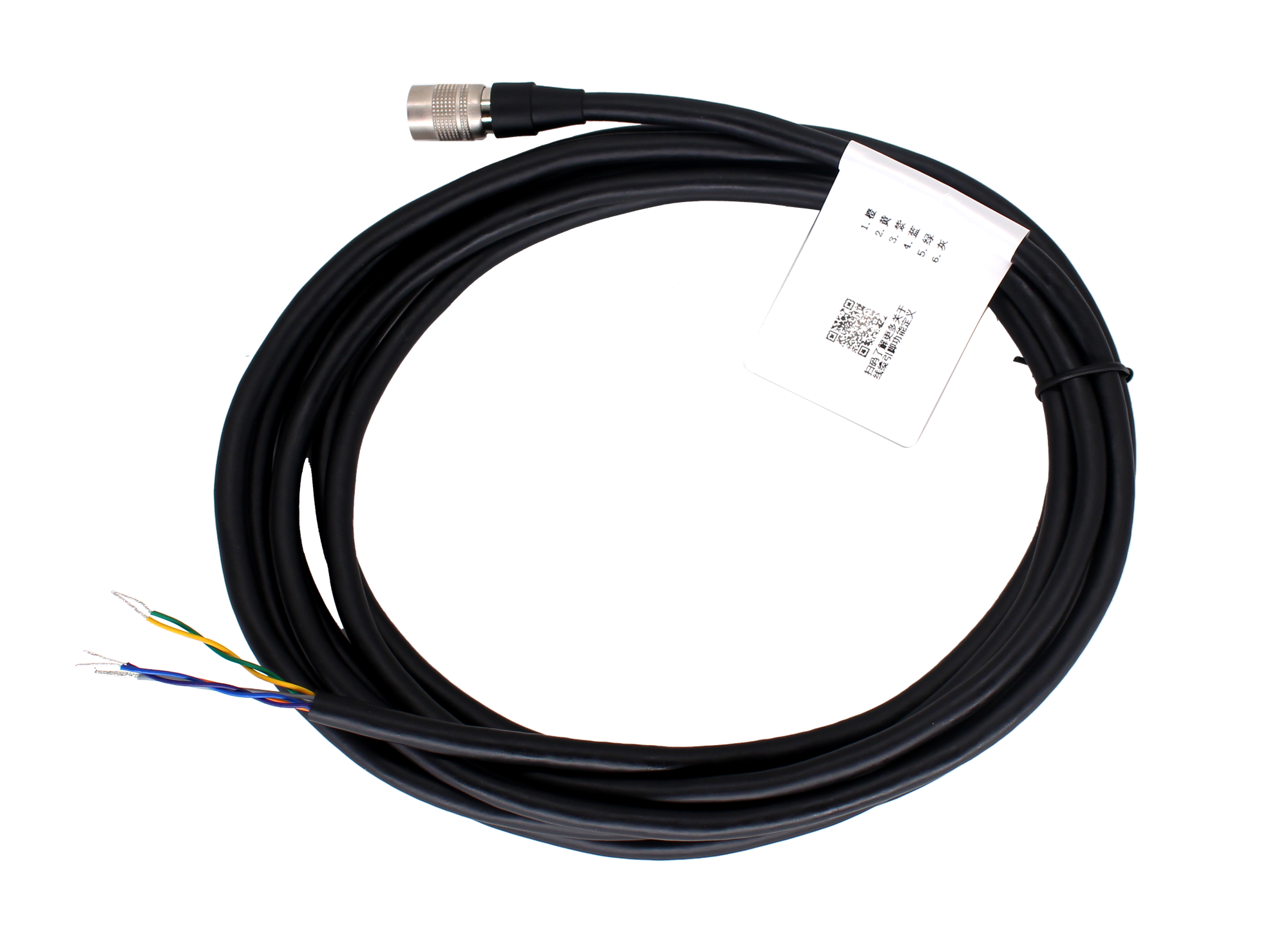 Ultra-soft Industrial Cameras6pin I/O and Power Supply Cable, 3 meters