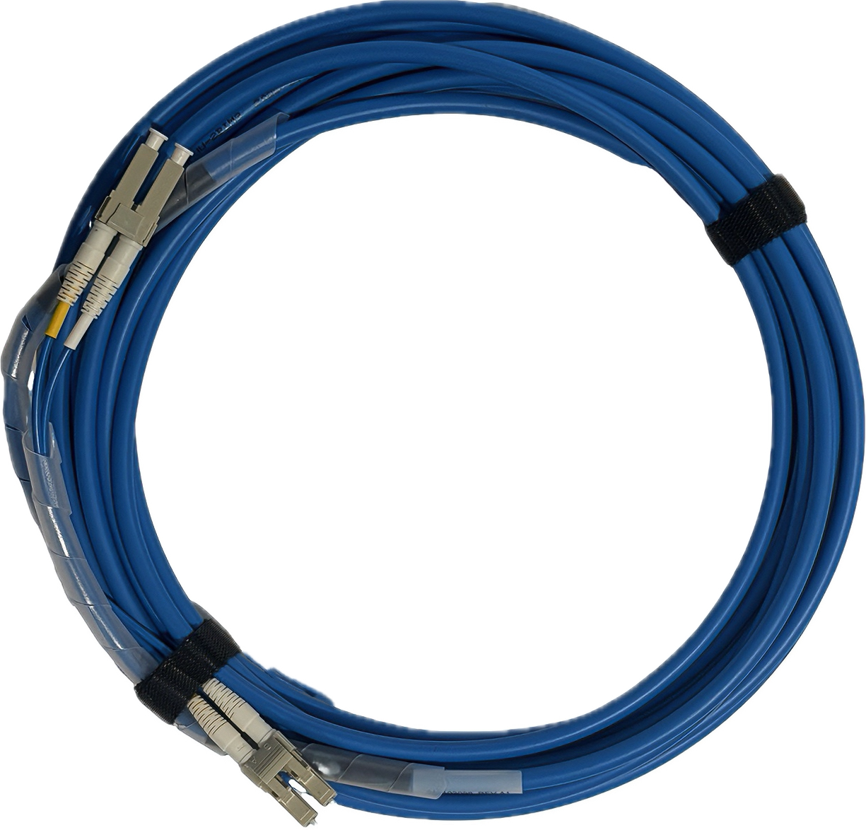 Standard 100G fiber jumper, multimode 850nm, dual core LC to dual core LCConnector, 3 meters, Tank chain applications 