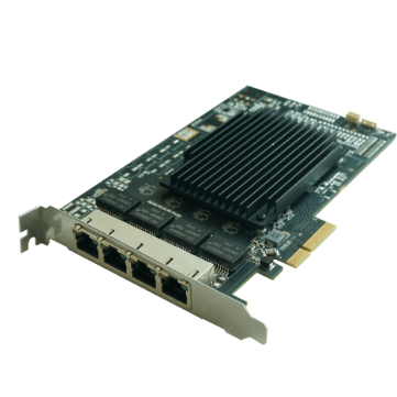 4-port GigE Frame Grabber
