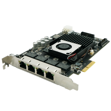 4-port GigE Frame Grabber