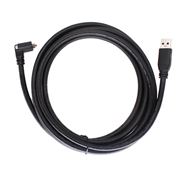 Standard elbow USB3.0 data cable (lower outgoing line)
