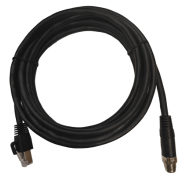  High-soft third-generation Industrial Cameras Gigabit network cable, M12 X-code aviation plug to RJ45, 15 meters, drag chain application
