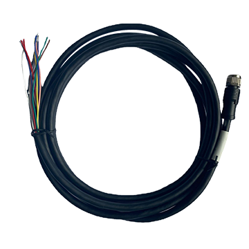 Power cord static, 15 meters, 12pin to open