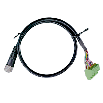 Standard17pin power cord, 17pin aviation plug to openCables, 0.5 meters, static scene
